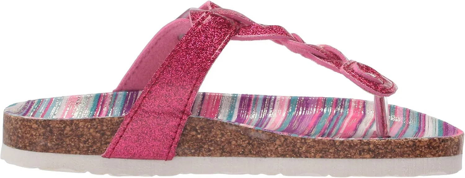 Northside Girl's Dina Open Toe Cork Sandal Slide