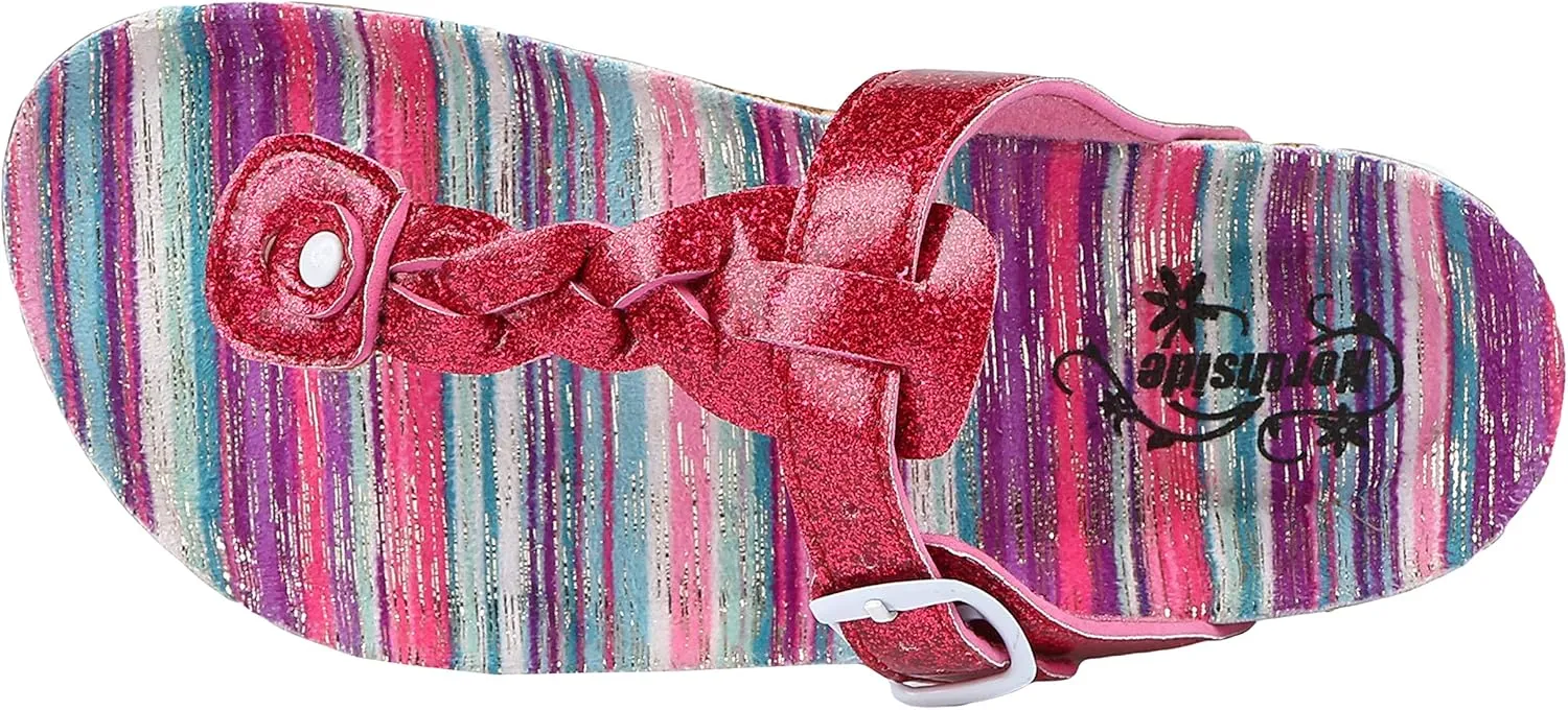 Northside Girl's Dina Open Toe Cork Sandal Slide