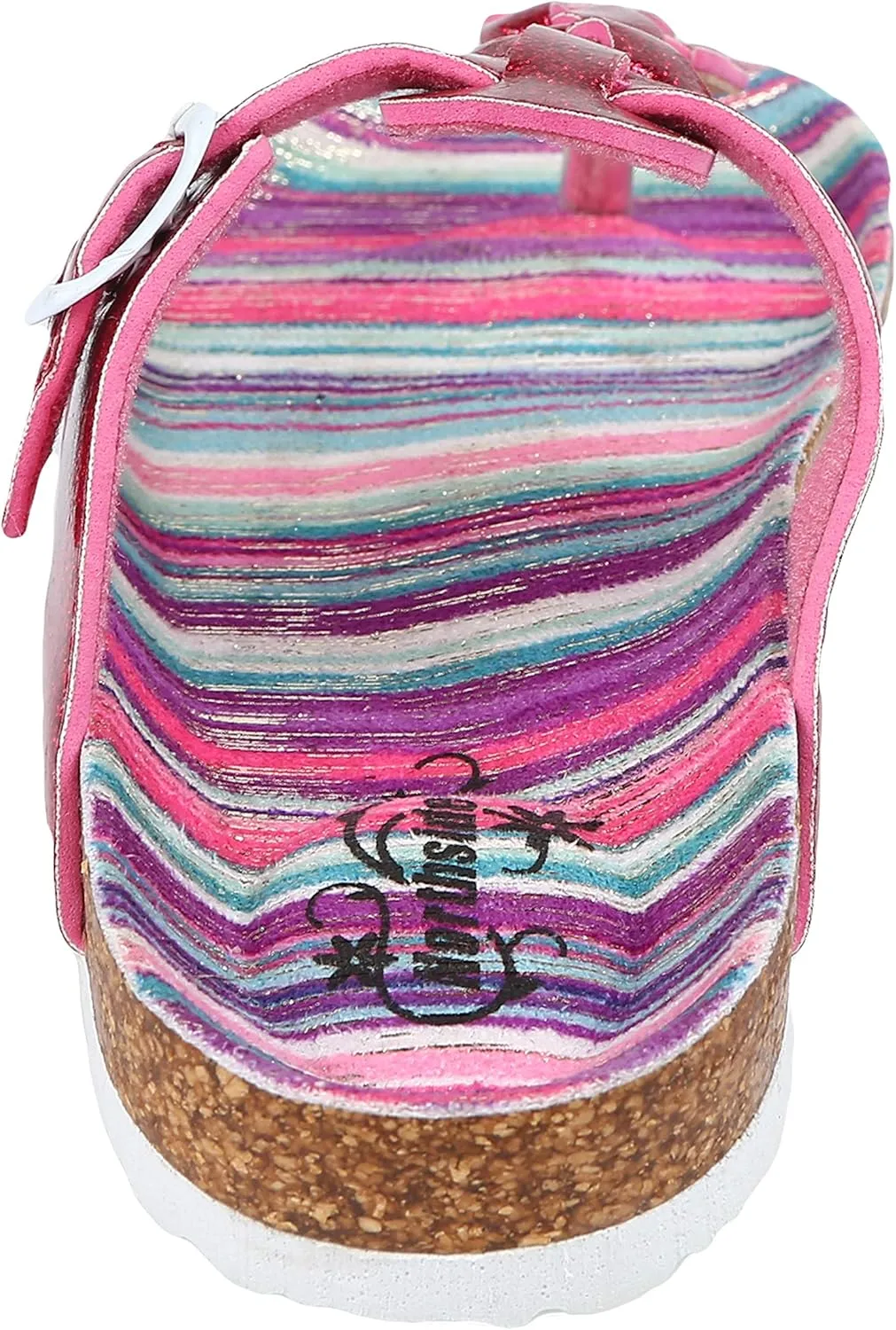 Northside Girl's Dina Open Toe Cork Sandal Slide