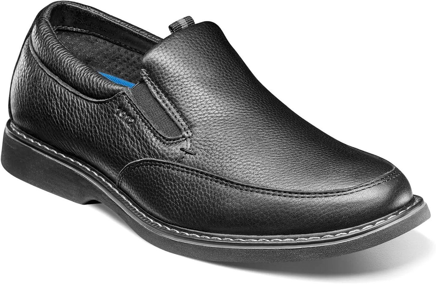 Nunn Bush Men's Otto Moccasin Toe Slip on Leather Loafer with Lightweight Sole