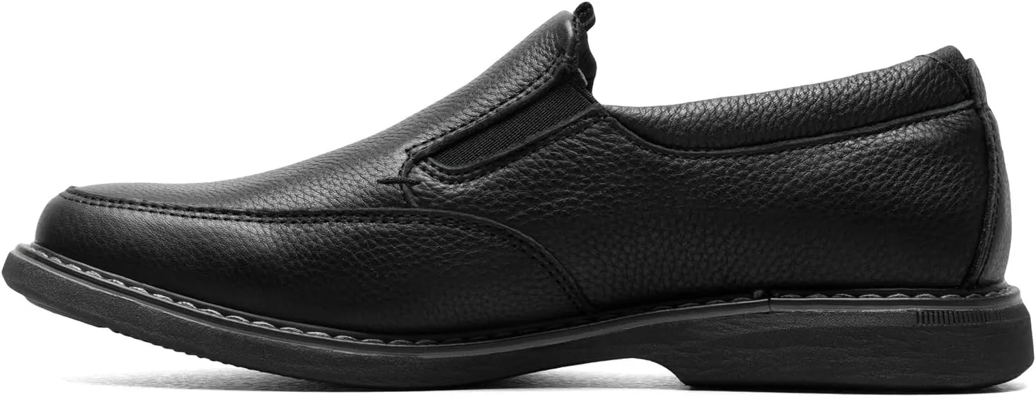 Nunn Bush Men's Otto Moccasin Toe Slip on Leather Loafer with Lightweight Sole