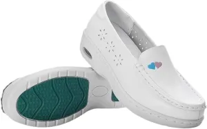 Nursing Shoes Slip On Lightweight White Women Arch Support Comfortable Healthcare Shoes for Work