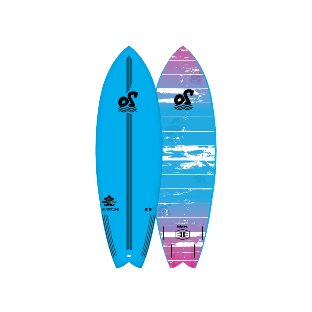 Ocean Storm Sanchez Soft Top Performance Surfboard Grey 5.8Ft