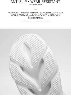 Odor-Resistant Men's Blade Running Shoes - Lightweight and Breathable Slip-On Sneakers with Shoelaces