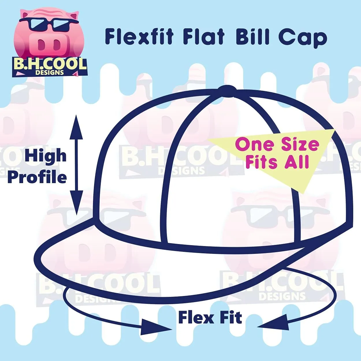 of Course I'm Right! I'm A Lemonds! - Flexfit 6210 Structured Flat Bill Fitted Hat | Baseball Cap for Men and Women