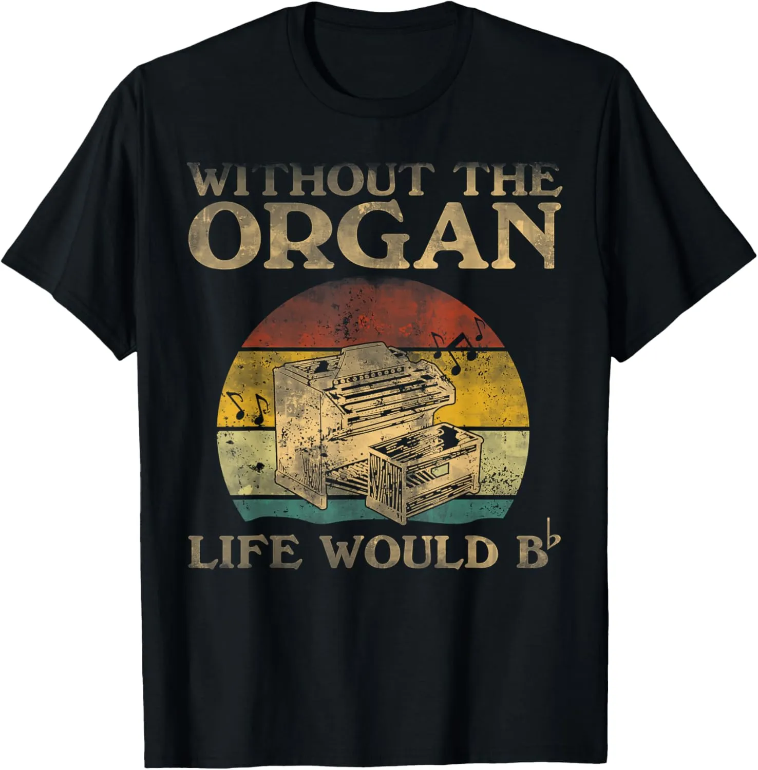Ohne Orgel Would Das Leben Flat Bb T-Shirt