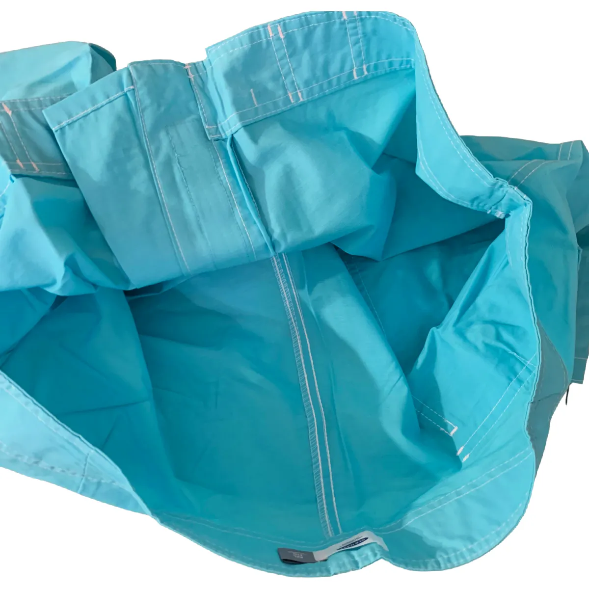 Old Navy Board Shorts Size XXL Tall 7" Above The Knee Swim Pockets Aqua Blue NWT
