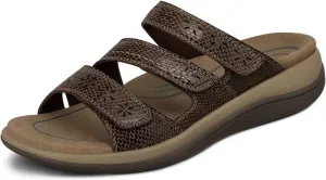 Orthofeet Women's Orthopedic Stretchable Slide Sahara Sandals