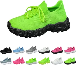 Orthopedic Shoes for Women Woven Breathable Soft Sole Slip on Walking Shoes with Arch Support Daily Commuting Shoes