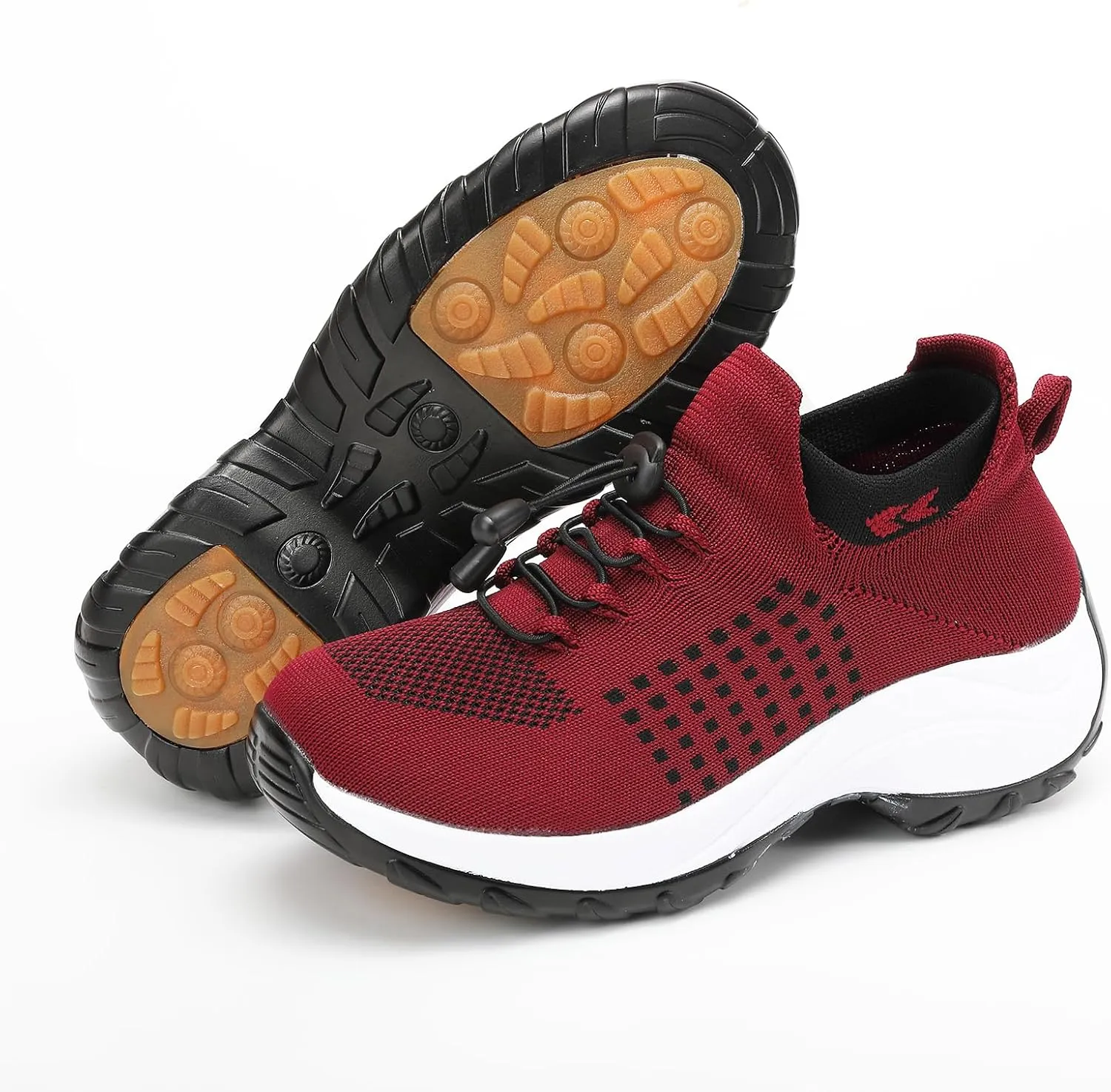 Orthopedic Sneakers for Women Men Comfort Wear Orthowear Shoes Walking Slip on Trainers Breathable Arch Support Shoes Ladies Nursing Work Mesh Shoe Running Jogging Sneaker Plantar Fasciitis Unisex