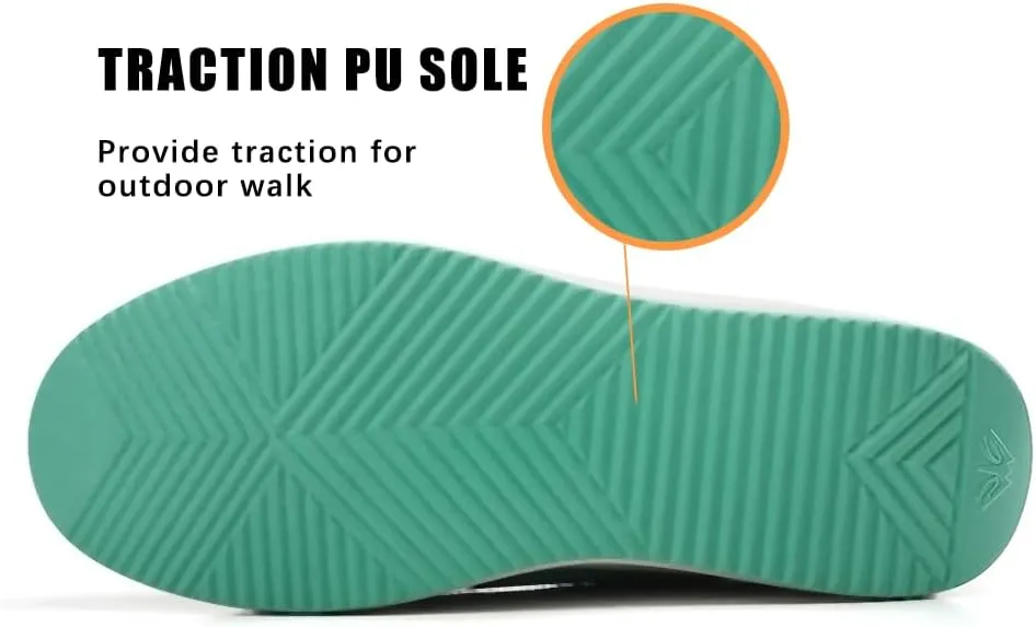 Oude Slip On Sneakers Women Comfortable | Womens Orthopedic Slip On Shoes Traveling | 2 Inch Rocker Bottom