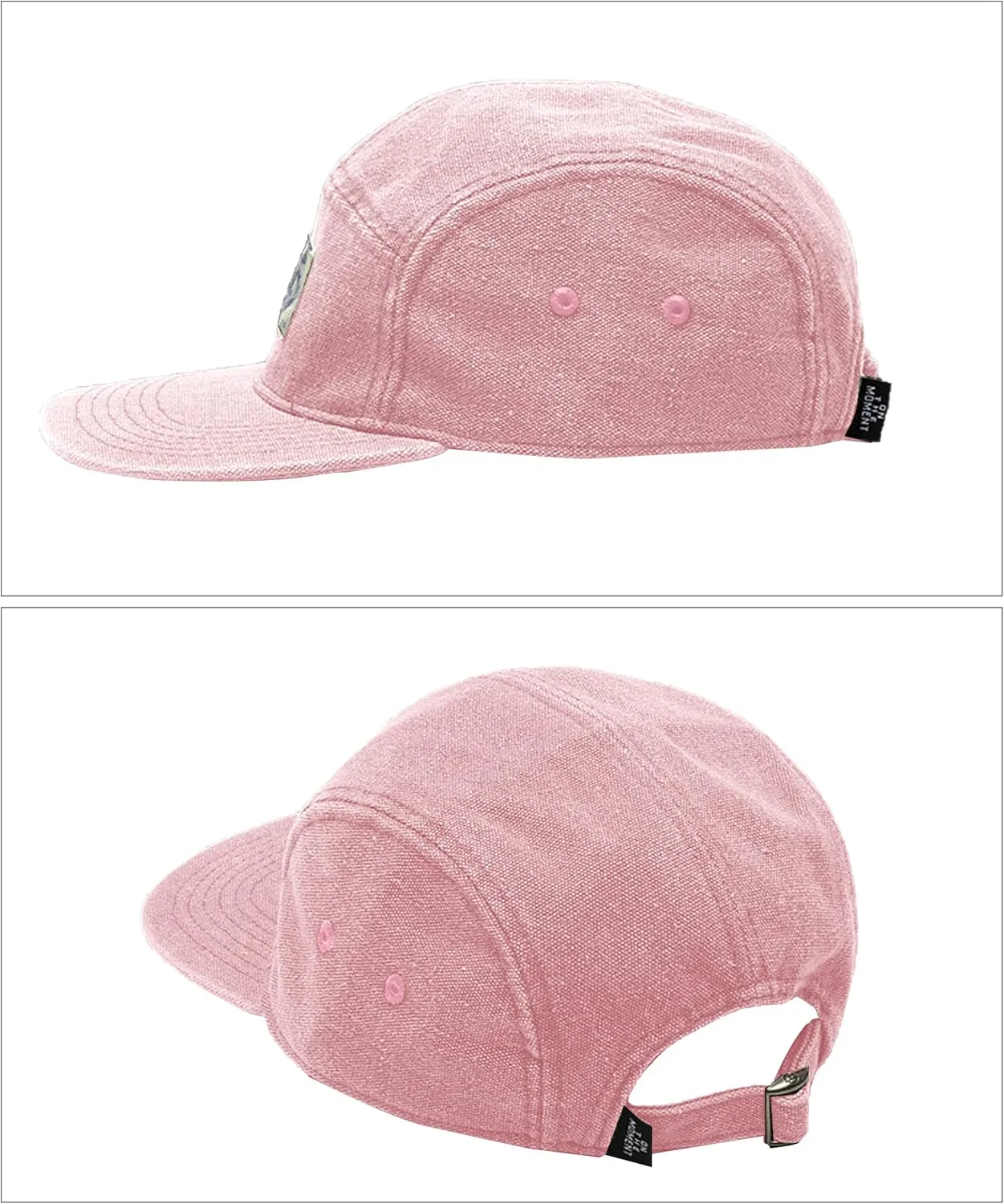 Panegy Denim 5 Panel Hat for Men Women Flat Brim Adjustable Lightweight Camp Cap Baseball Cap Skateboard