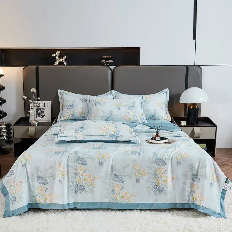 Pastoral Floral Soft Summer Quilt Bedding