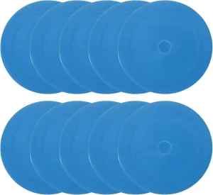 PATIKIL Flat Cones,Spot Markers Small Flat Soccer Training Cone for Football Basketball Agility Practice Sports Training Equipment