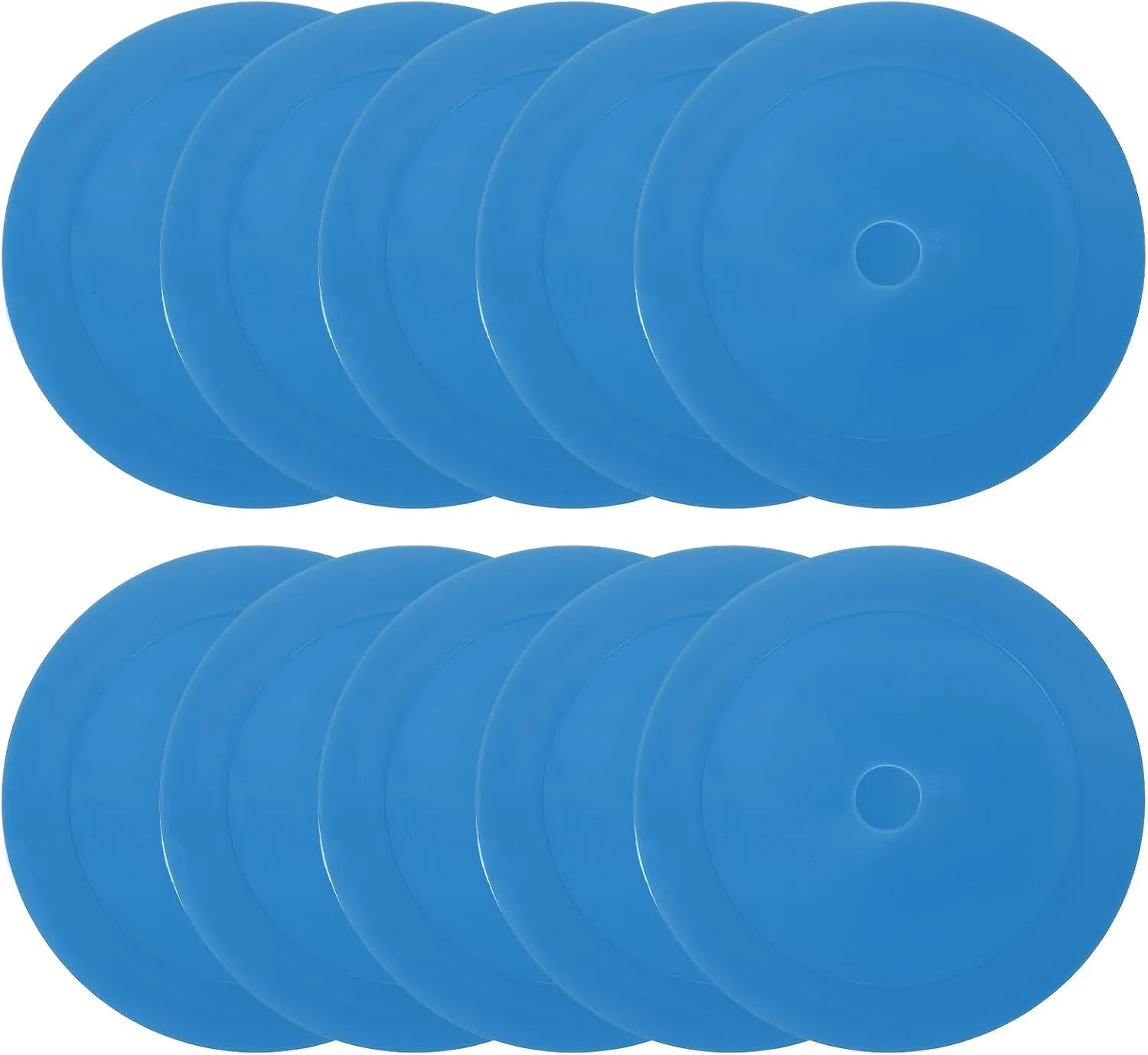 PATIKIL Flat Cones,Spot Markers Small Flat Soccer Training Cone for Football Basketball Agility Practice Sports Training Equipment