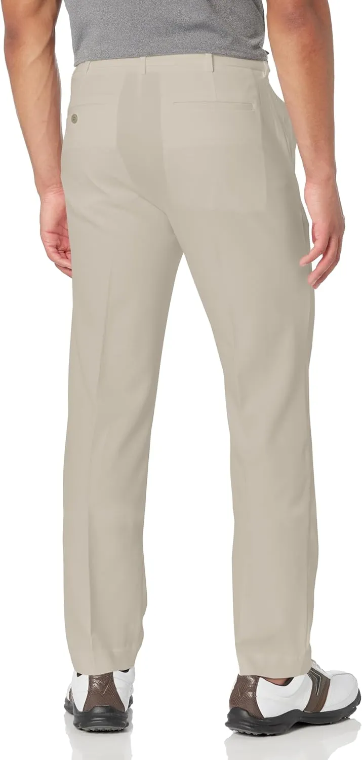 PGA TOUR Men's Golf Pants with Expandable Waistband, Flat Front, Moisture-Wicking, Sun Protection, Stretch Lightweight Twill
