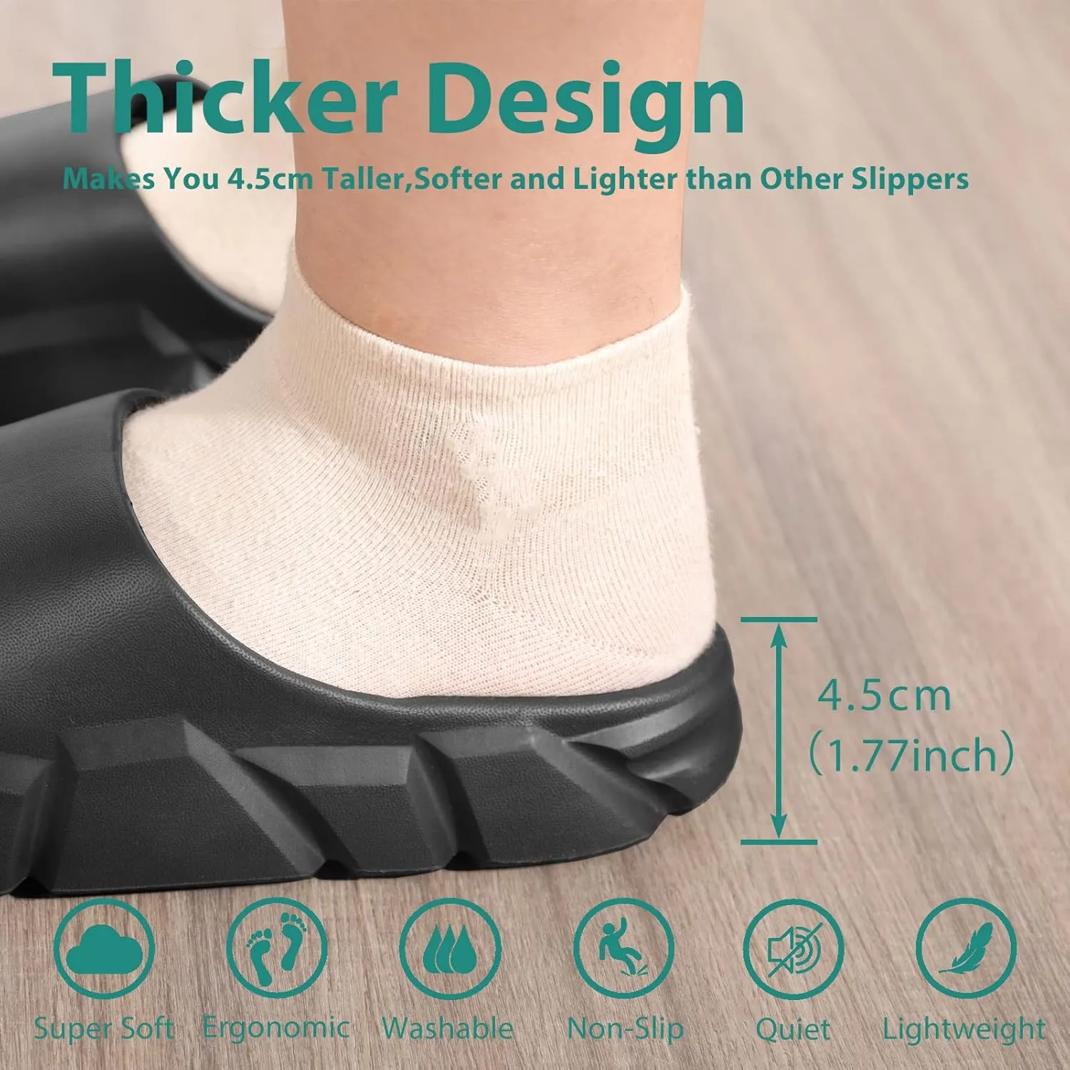 Pillow Slippers for Women and Men,Cloud Slippers Shower Shoes women Non-Slip Soft Thick Sole Home House Cloud Cushion comfy slippers for women
