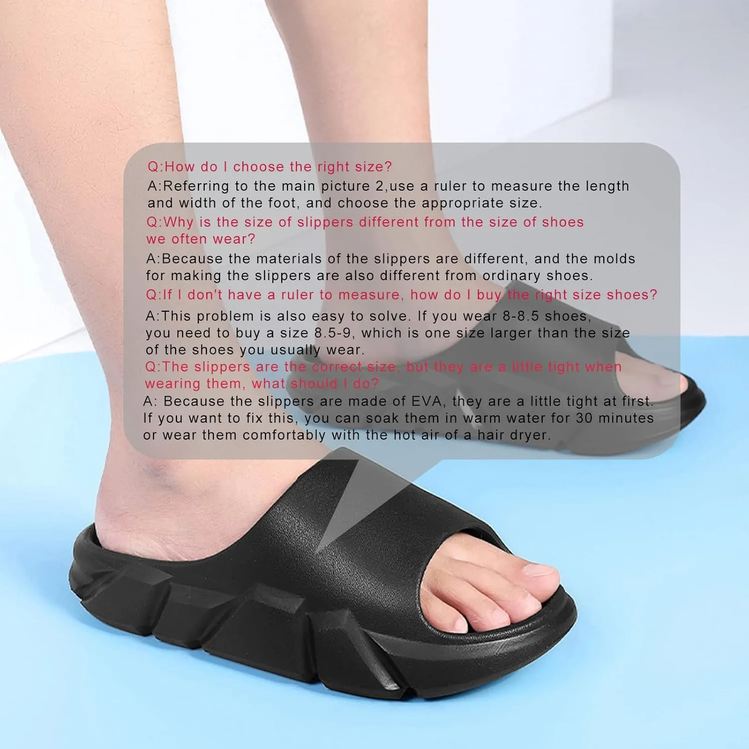 Pillow Slippers for Women and Men,Cloud Slippers Shower Shoes women Non-Slip Soft Thick Sole Home House Cloud Cushion comfy slippers for women