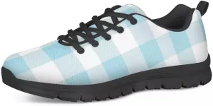 PinUp Angel Women's Buffalo Plaid Walking Shoes Slip on Lightweight Tennis Shoes Sneakers