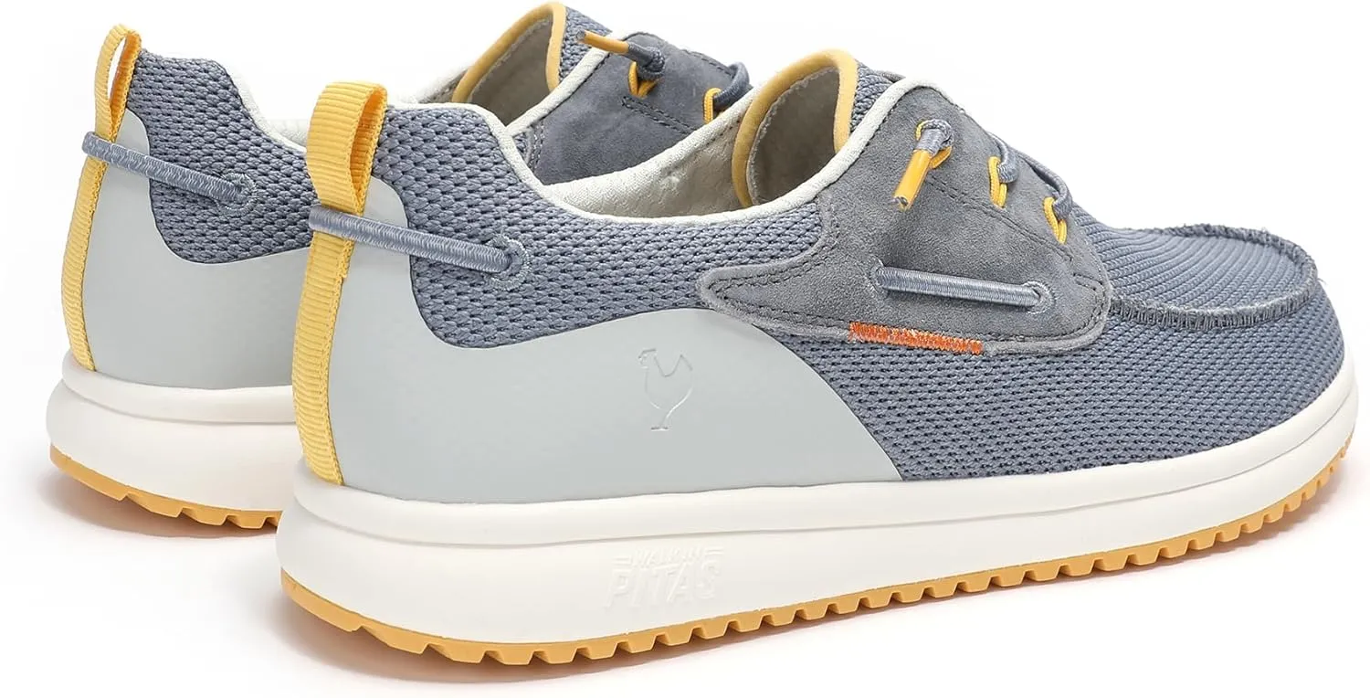 PITAS Bay Men’s Loafers | Casual Slip-On Shoes | Breathable & Comfortable Loafers for Men | Blue