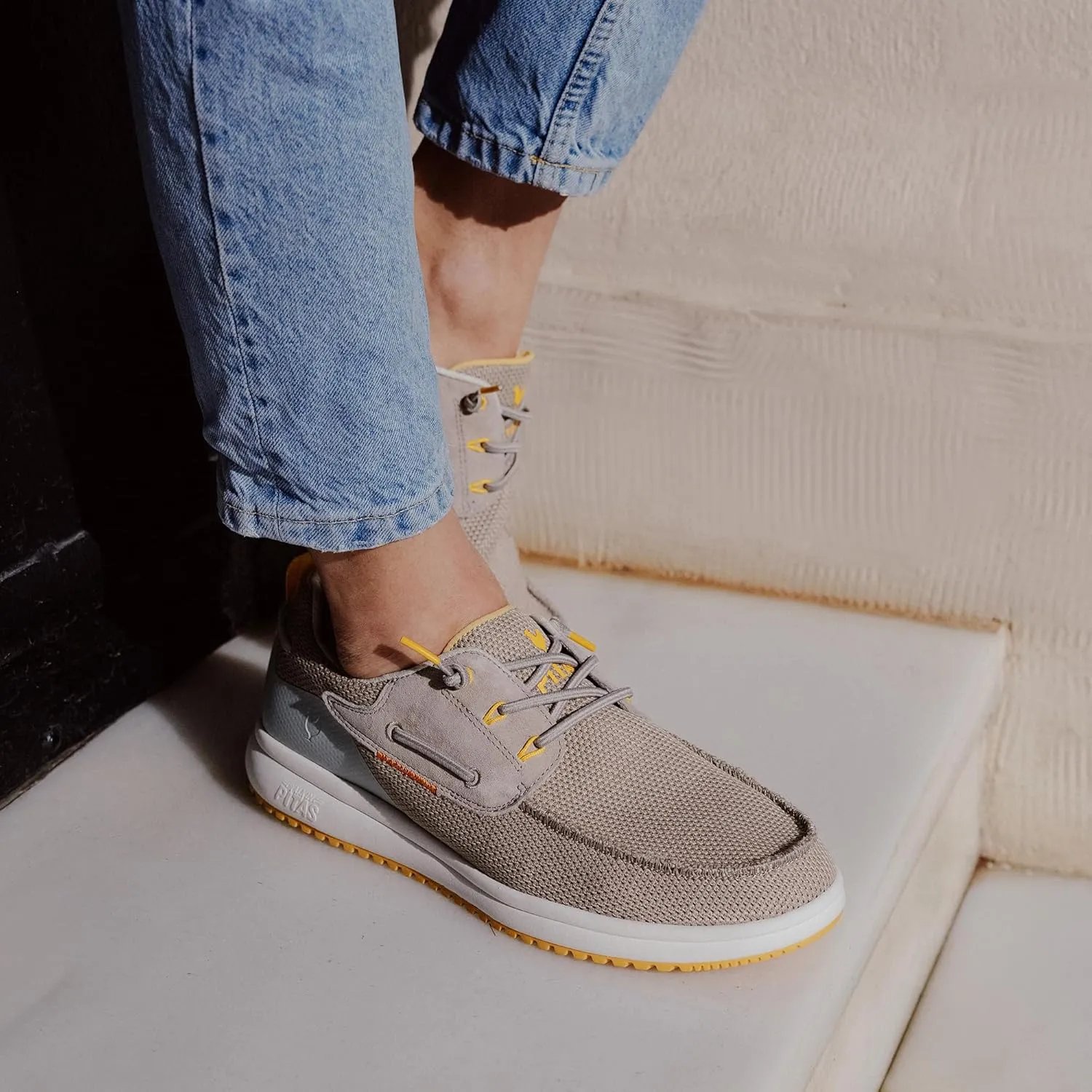 PITAS Bay Men’s Loafers | Casual Slip-On Shoes | Breathable & Comfortable Loafers for Men | Blue