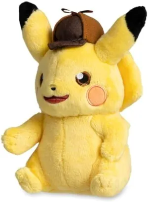 Pokemon Center: Detective Pikachu Returns: Detective Pikachu Plush, 8 ¼ Inch