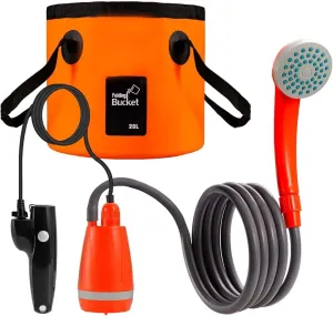 Portable Shower for Outdoor Activities with Practical Container