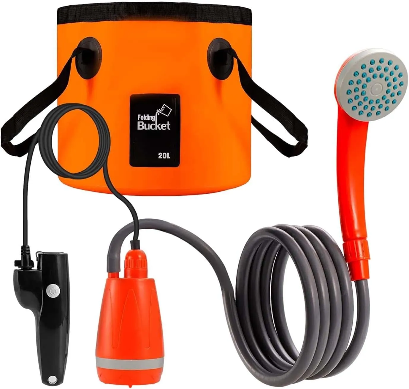 Portable Shower for Outdoor Activities with Practical Container