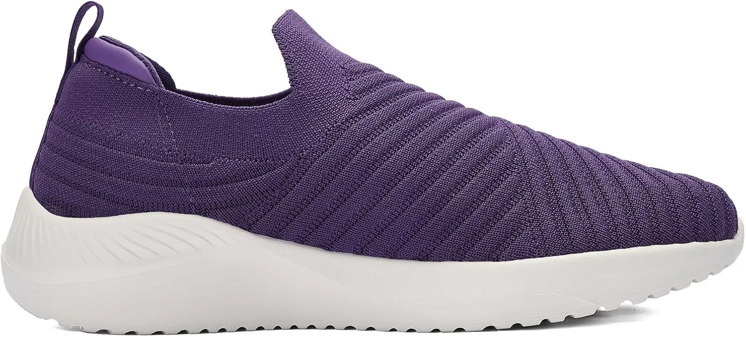 PPQ Womens Slip On Walking Shoes-Lightweight Comfort Breathable Travel Slip in Sneakers