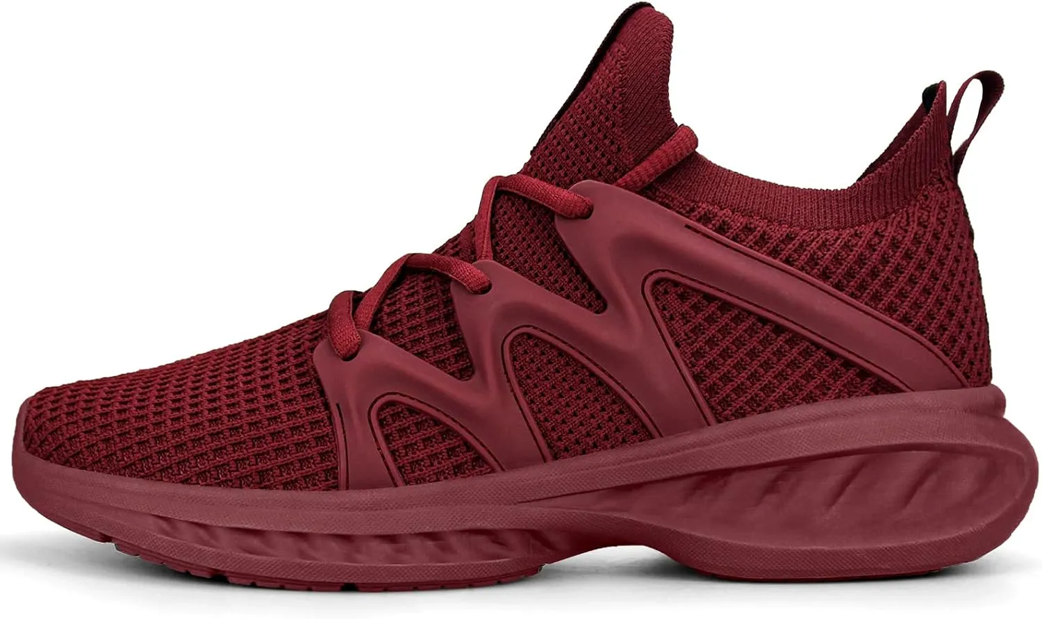 Pujcs Men's Slip on Walking Shoes Lightweight Breathable Non Slip Running Shoes Athletic Gym Tennis Shoes Sneakers for Men