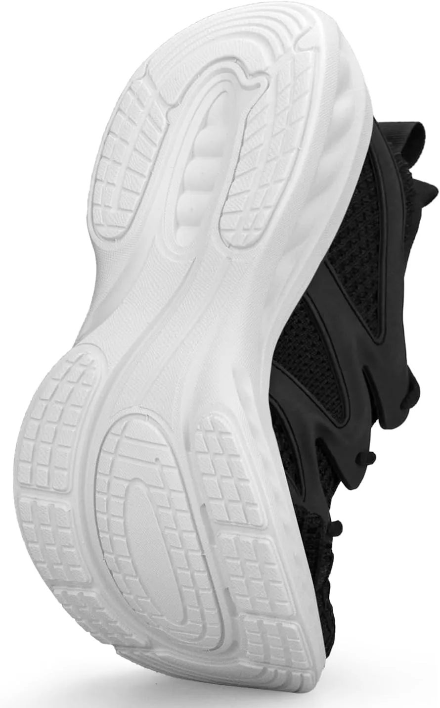 Pujcs Men's Slip on Walking Shoes Lightweight Breathable Non Slip Running Shoes Athletic Gym Tennis Shoes Sneakers for Men