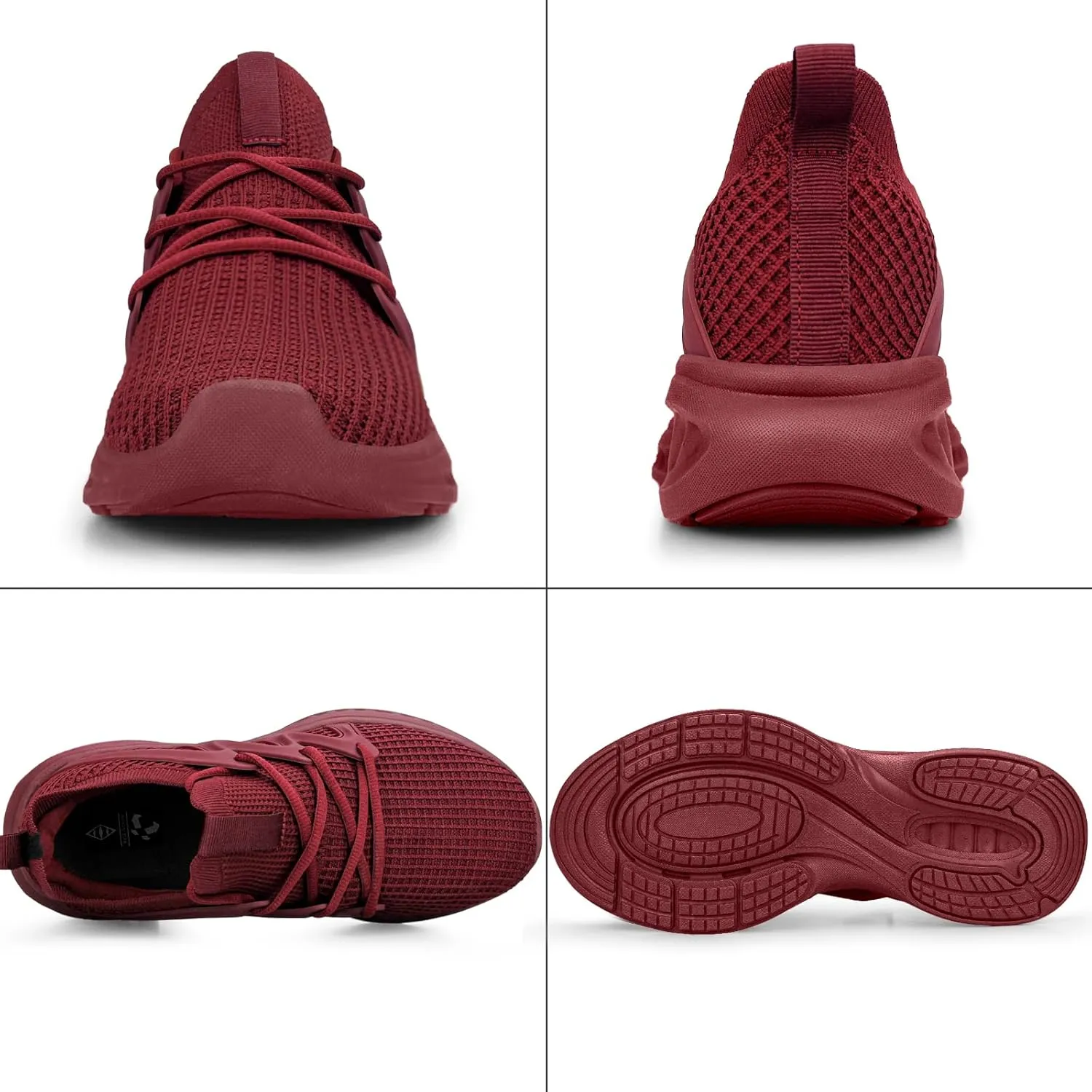 Pujcs Men's Slip on Walking Shoes Lightweight Breathable Non Slip Running Shoes Athletic Gym Tennis Shoes Sneakers for Men