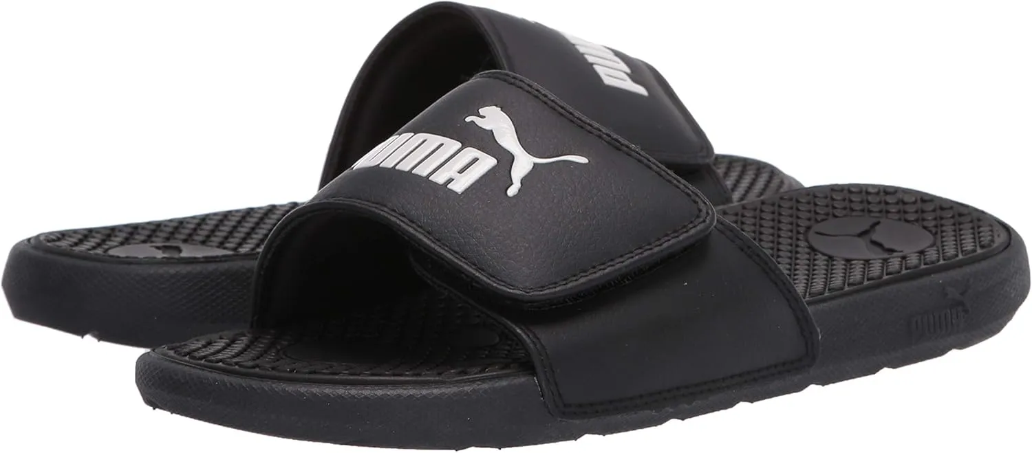 PUMA Unisex-Child Cool Cat Hook and Loop Slide Sandal