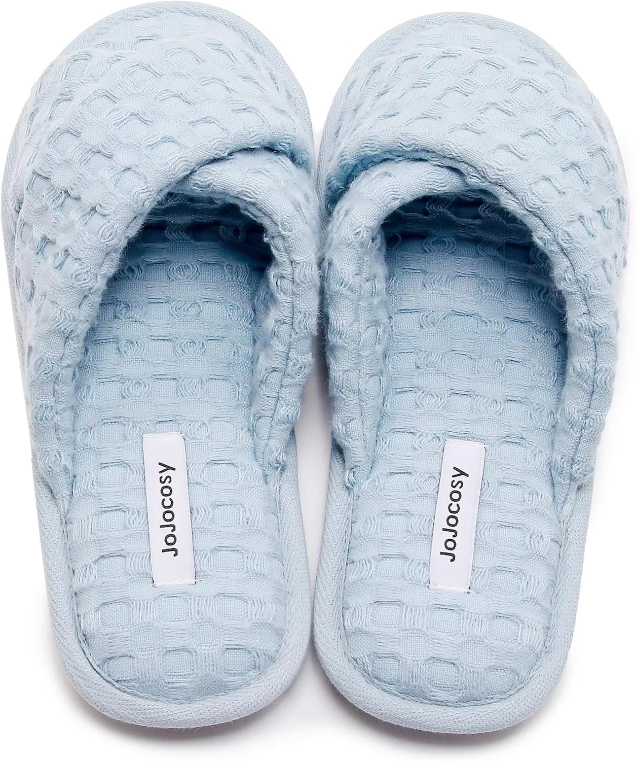 Pure Cotton Women’s Comfy Memory Foam Cross-bond Slide Slippers