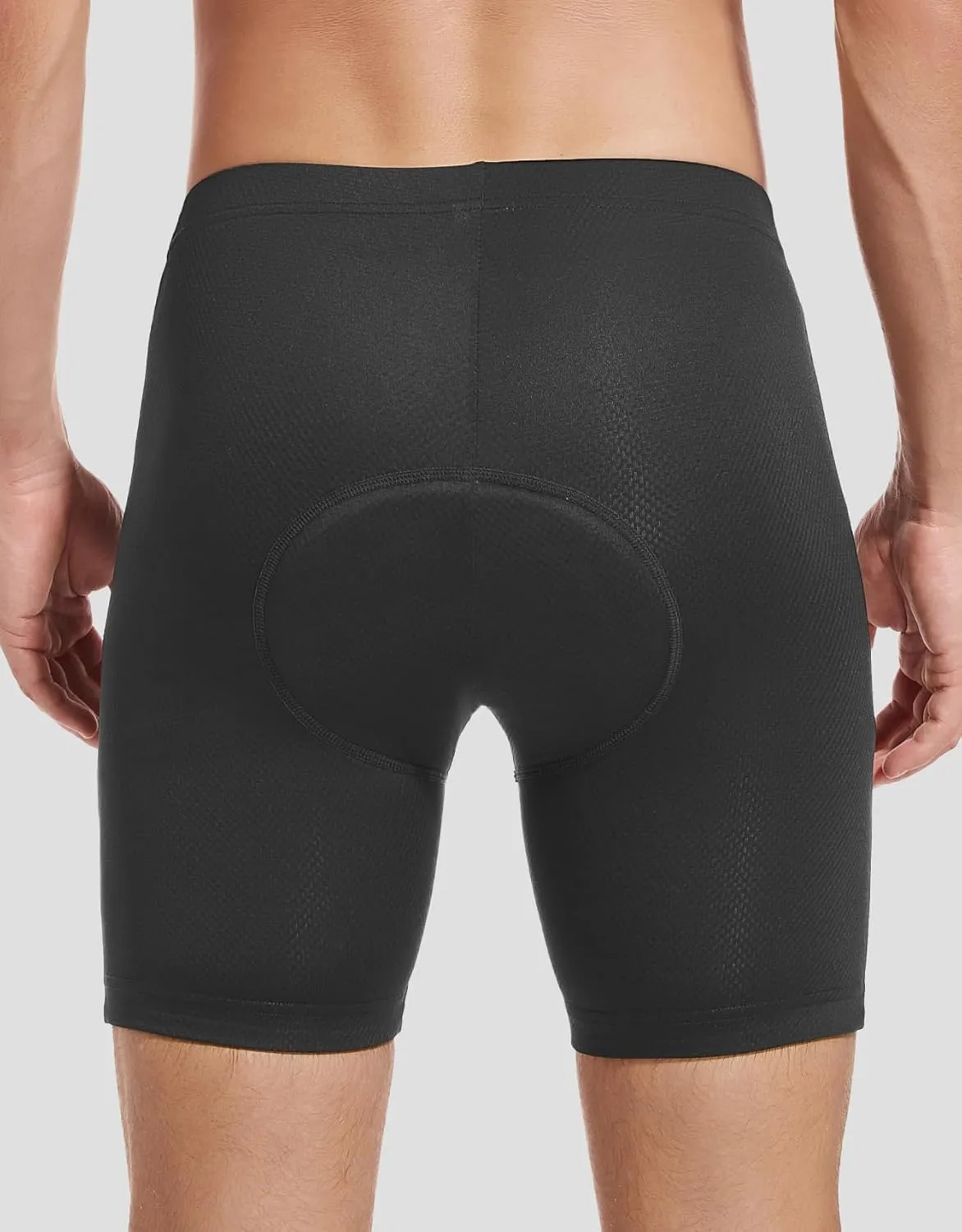 qualidyne Men's Cycling Underwear 4D Padded Bike Shorts MTB Liner Bicycle Undershorts Biking Underpants Breathable