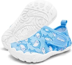 Racqua Toddler Boys Girls Water Shoes Slip-On Quick Dry Aqua Kids Shoes Lightweight Breathable Swim Shoes(Toddler/Little Kid)