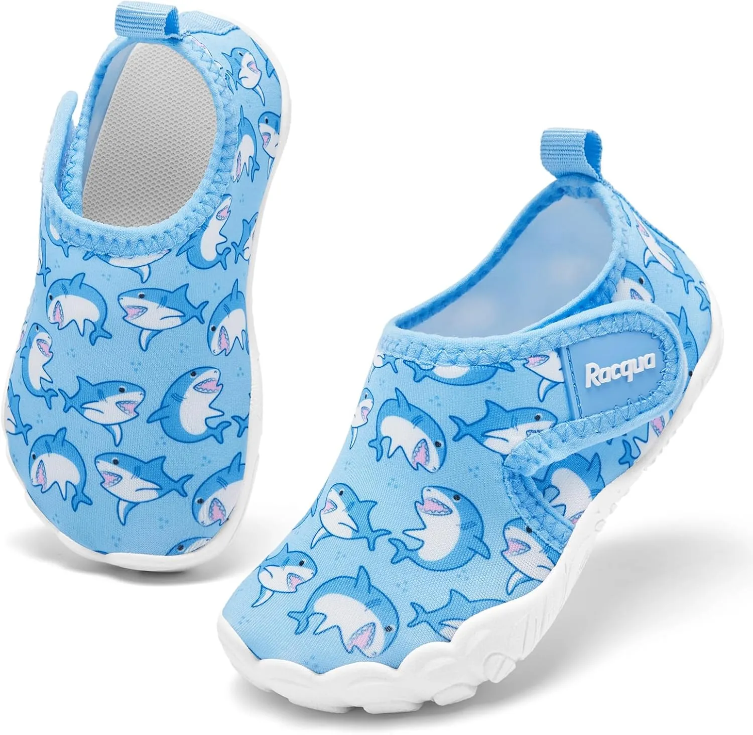 Racqua Toddler Boys Girls Water Shoes Slip-On Quick Dry Aqua Kids Shoes Lightweight Breathable Swim Shoes(Toddler/Little Kid)