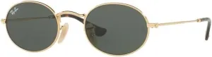 Ray-Ban RB3547N OVAL Flat Lenses Sunglasses For Men For Women   BUNDLE with Designer iWear Eyewear Care Kit