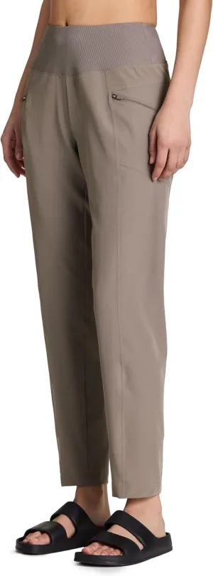 RBX Active Women's Ankle Pant, Lightweight Quick Drying Stretch Woven Casual Weekend Pant with Pockets