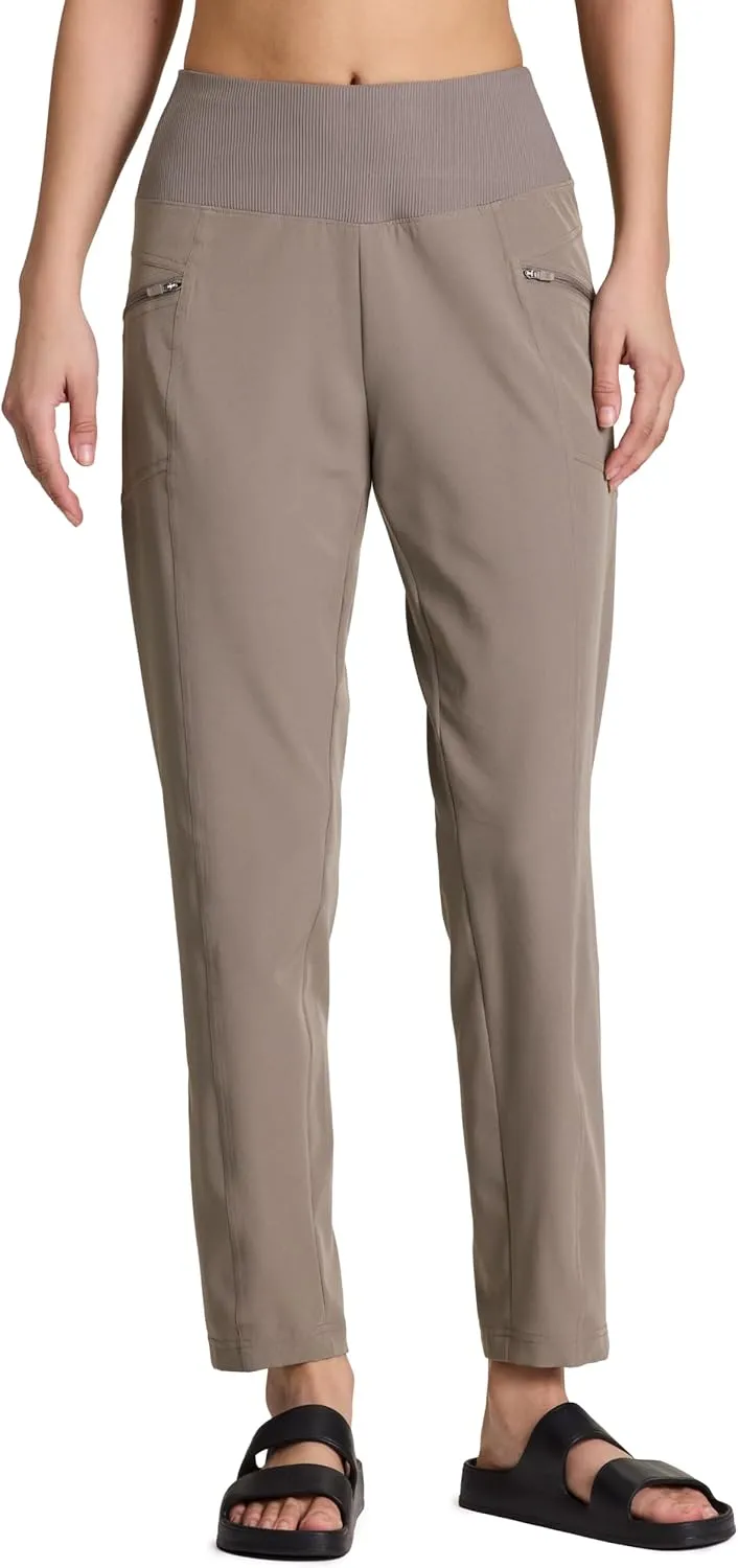 RBX Active Women's Ankle Pant, Lightweight Quick Drying Stretch Woven Casual Weekend Pant with Pockets