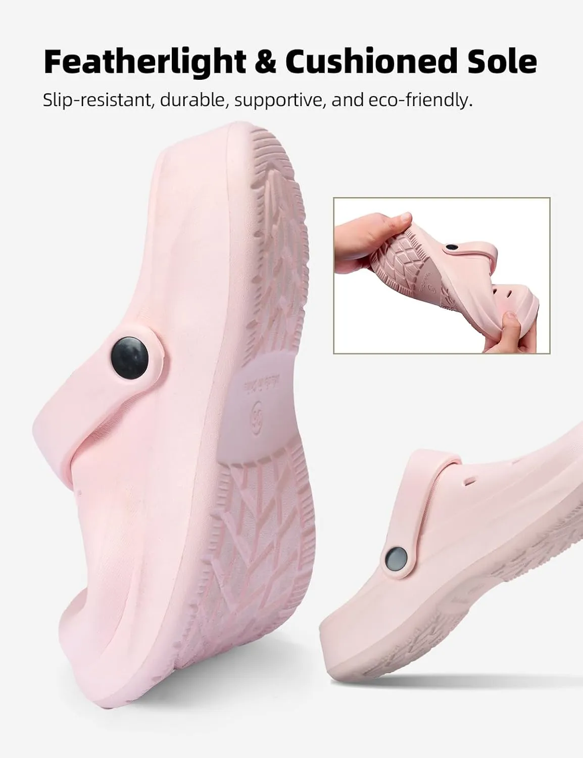 RCEBOT Unisex Garden Clogs Breathable Quick Drying Garden Shoes with Arch Support for Men and Women
