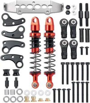 RCLions 2pcs RC Shock Absorber Damper 80mm Cantilever Suspension Kit for TRX4 Upgrade Parts 1/10 RC Crawler Car