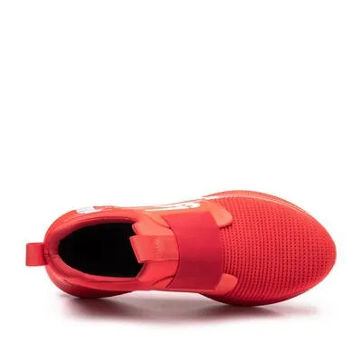 Red Slip-On Safety Shoes - Comfortable and Breathable