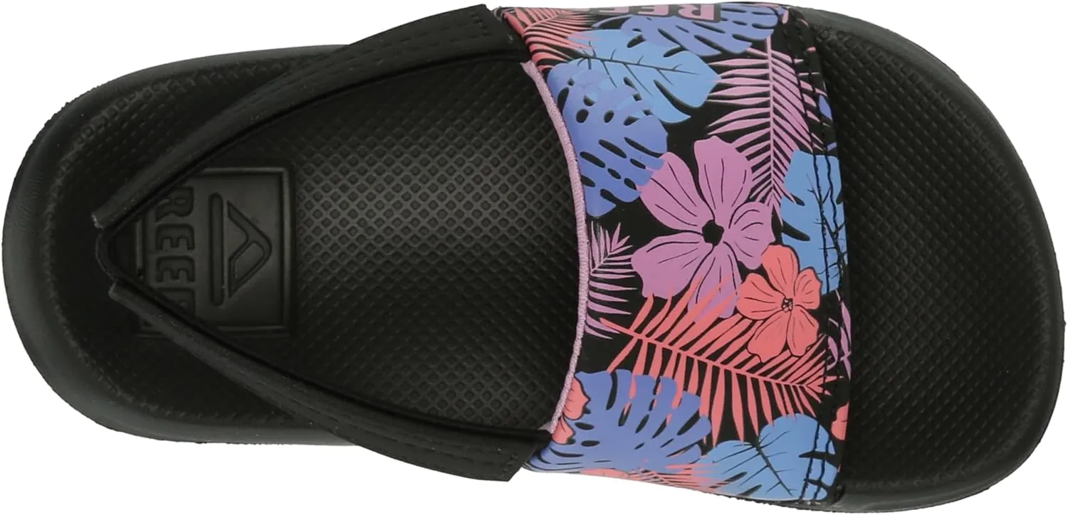 REEF Toddler/Little Kid One Slide Sandal, Lightweight & Water Friendly, Backstrap