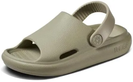 REEF Toddler/Little Kid Rio Slide Sandal, Super Soft Molded EVA Footbed, Lightweight, Water Friendly, Backstrap