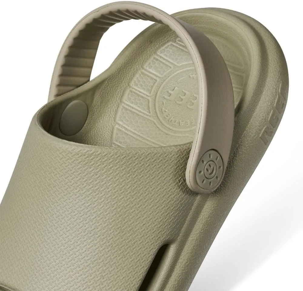 REEF Toddler/Little Kid Rio Slide Sandal, Super Soft Molded EVA Footbed, Lightweight, Water Friendly, Backstrap