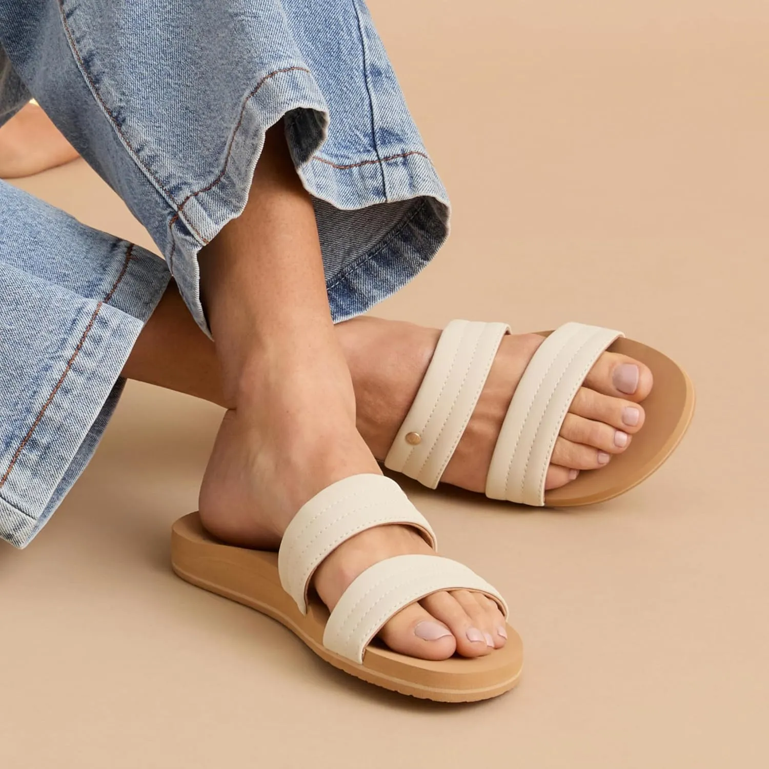 REEF Women's Cushion Breeze Kya Slide Sandal