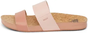 Reef Women's Cushion Vista Fashion Slide Sandal, Vegan Leather Strap, Soft Footbed