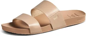Reef Women's Cushion Vista Fashion Slide Sandal, Vegan Leather Strap, Soft Footbed