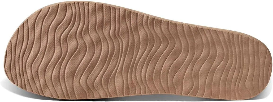 Reef Women's Cushion Vista Fashion Slide Sandal, Vegan Leather Strap, Soft Footbed